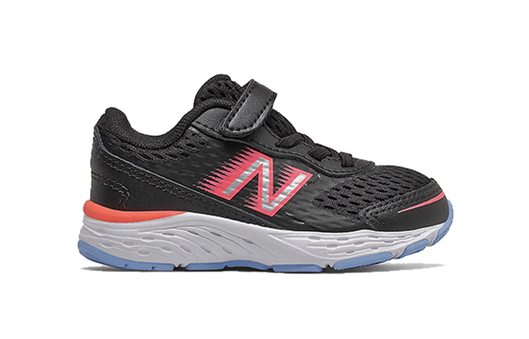 New Balance Bungee Lace 680v6 Black Red Toddler 'Black Red' IA680LK6