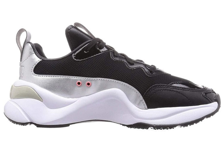 (WMNS) PUMA Rise Metal 'Black Salmon Rose' 373259-02