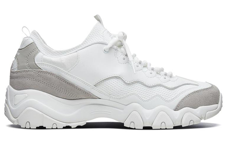 Skechers D'Lites 2.0 'White Gray' 999233-WHT