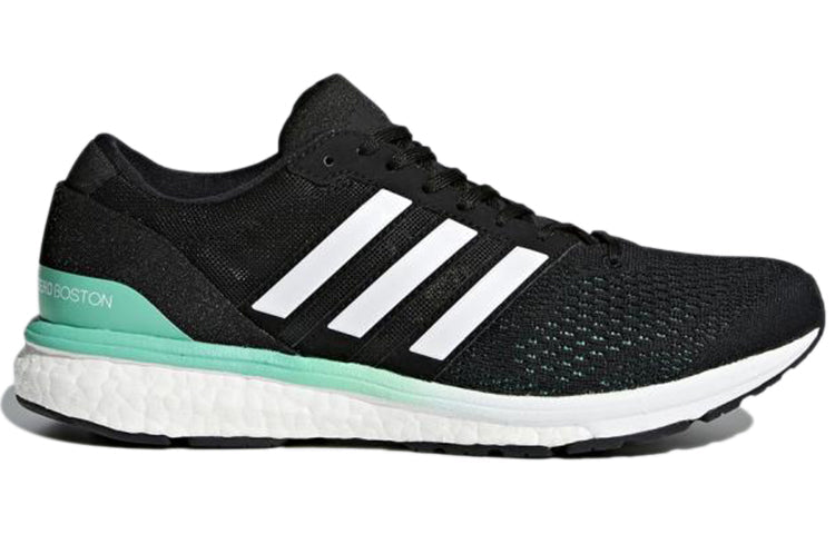 (WMNS) adidas Adizero Boston 6 'Black White Green' BB6421