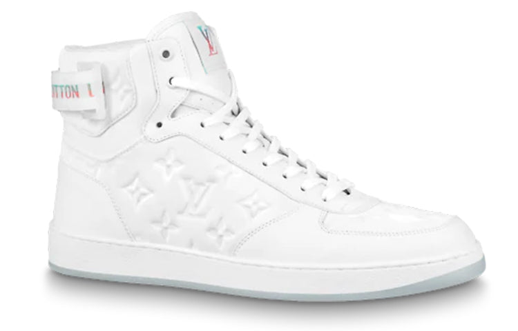 LOUIS VUITTON Rivoli Ankle Sneakers 'White Monogram' 1A8K2D
