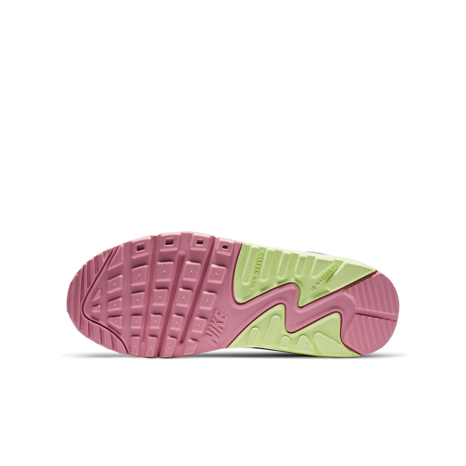 (GS) Nike Air Max 90 'Pink Barely Volt' DA4675-100