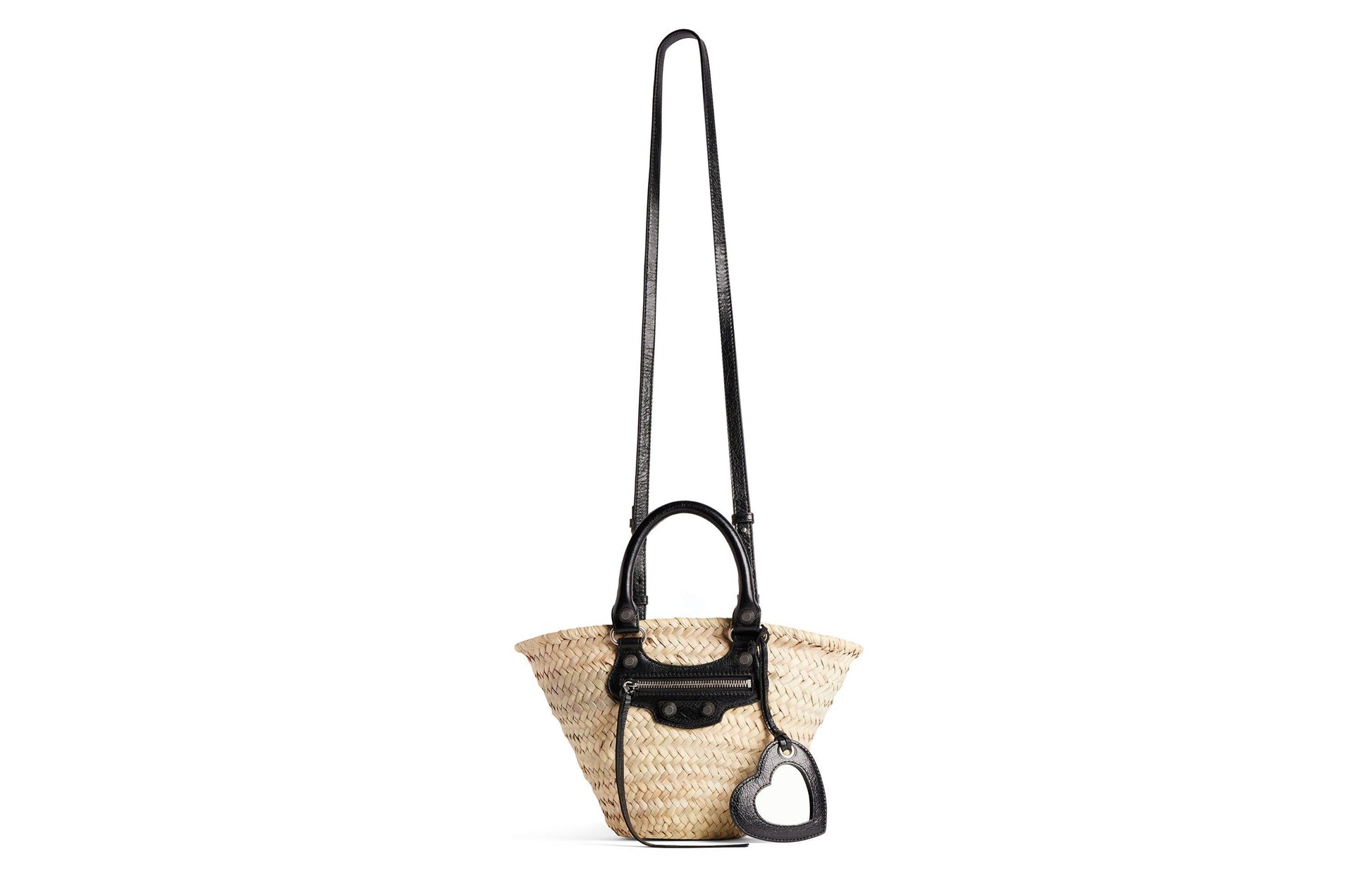 (WMNS) Balenciaga Le Cagole Small Basket 'Beige Black' 7710652AAVE9260