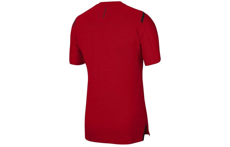 Nike Athleisure Casual Sports Short Sleeve Red CU4990-657