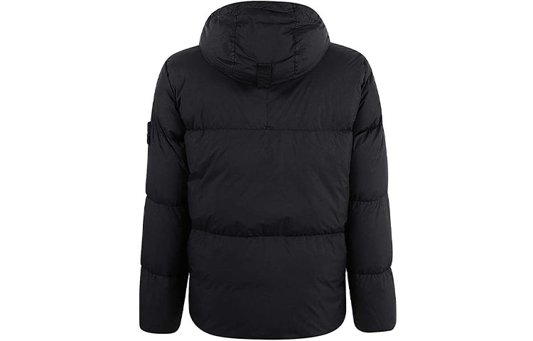 Men's STONE ISLAND Hooded Jacket Black 731540723-V0029