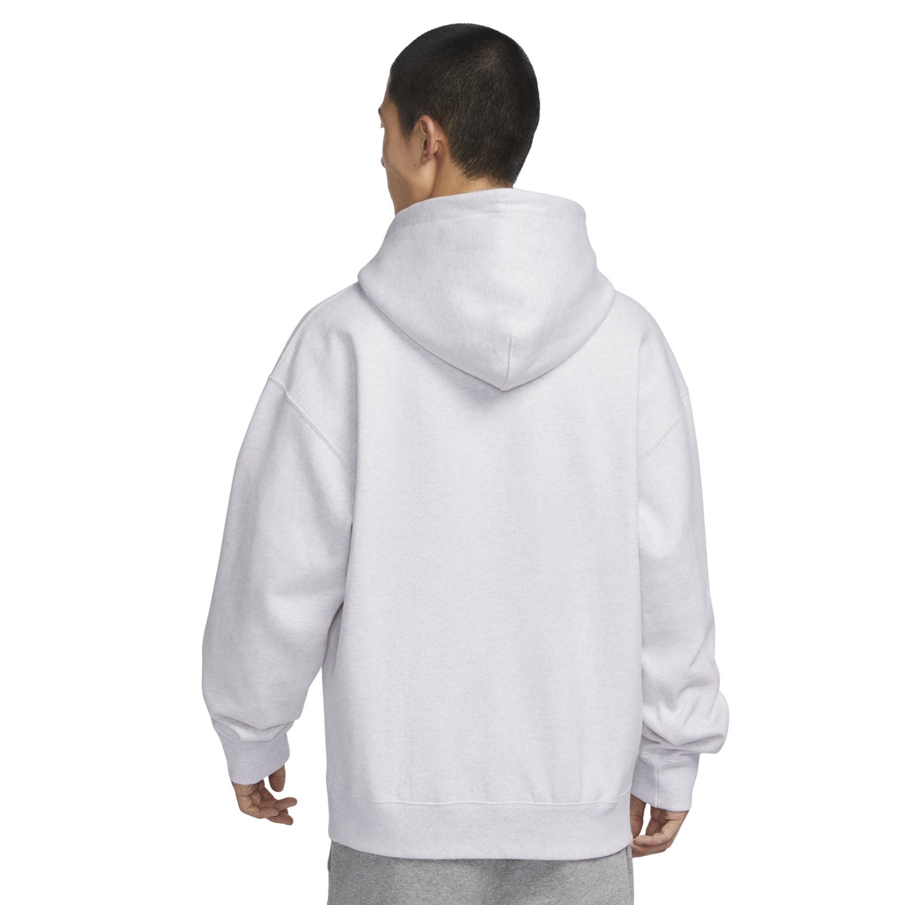 Nike Solo Swoosh Fleece Pullover Hoodie 'White' DX1356-051