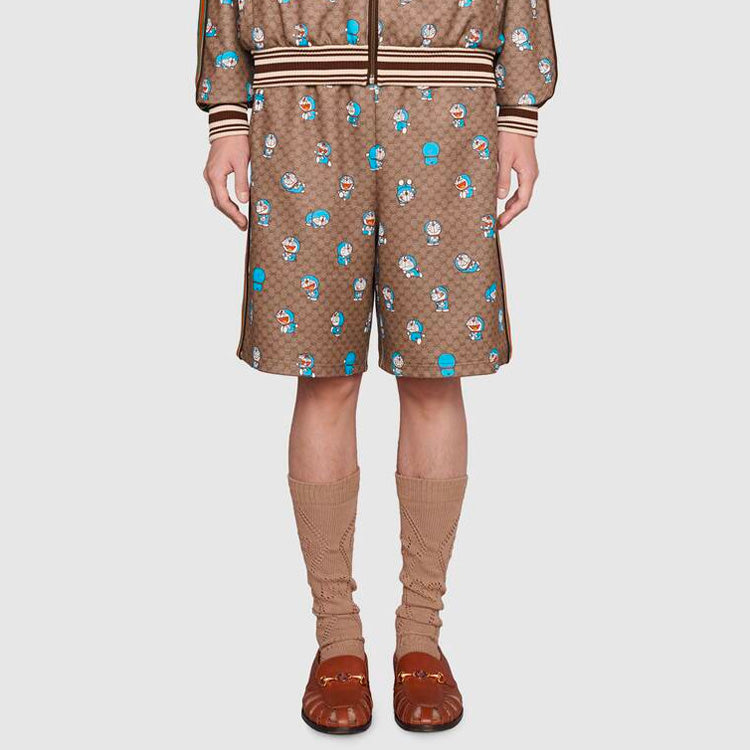 Gucci x Doraemon GG Shorts 'Beige' 654940-XJDEX-2138