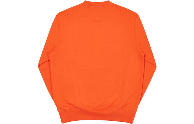 PALACE Unisex Pals Forever Round-neck Sweatshirt Orange P19CW008