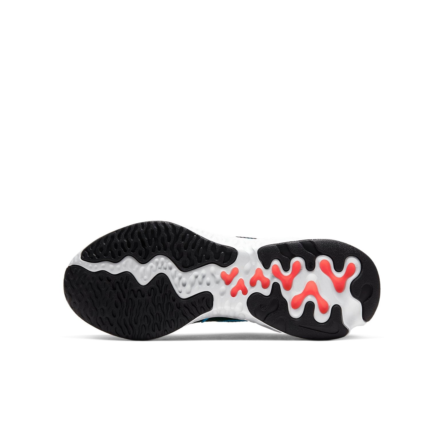(GS) Nike Renew Run 'Black Crimson Laser Blue' CT1430-090