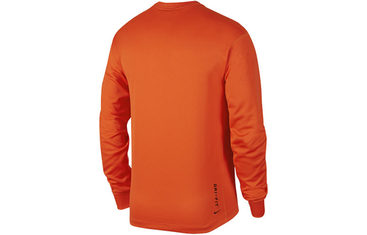 Nike ACG Dri-FIT Printing Alphabet Sports Quick Dry Round Neck Long Sleeves Orange Red CV0650-891