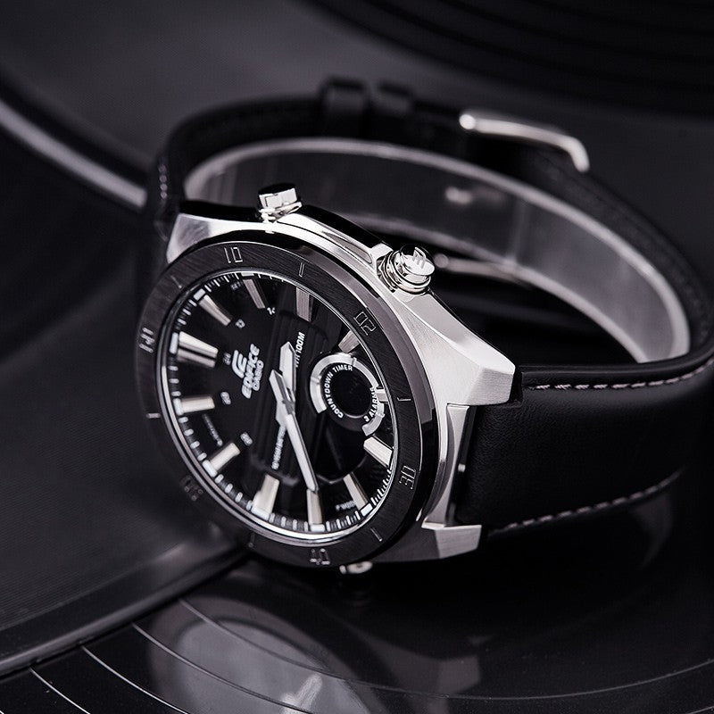CASIO EDIFICE Series Vintage Fashion Men's Mens Black Analog ERA-110BL-1A