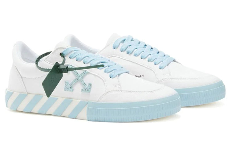 Off-White Vulcanized Low Sneaker 'White Blue' OMIA085S22FAB0010140