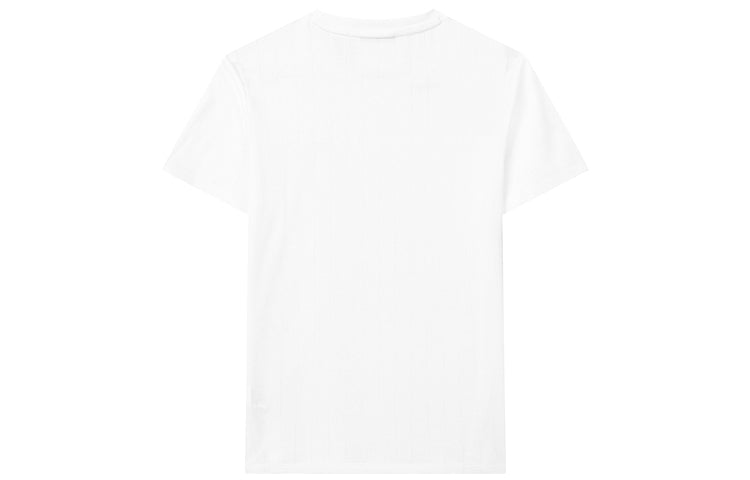 (WMNS) FILA Logo Alphabet Short Sleeve White F11W122122F-WT