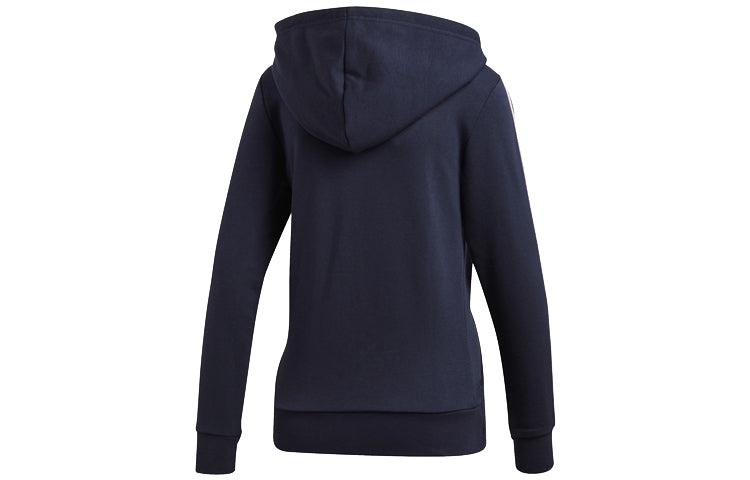 (WMNS) adidas hooded track Jacket Navy Blue DN4422