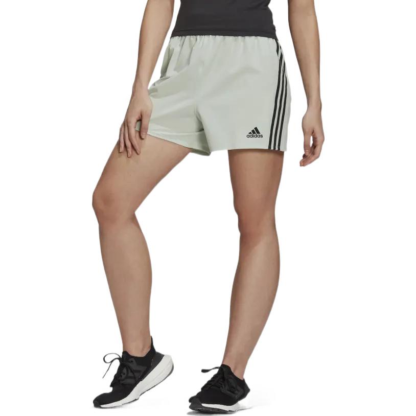 (WMNS) adidas Train Icons 3-Stripes Woven Shorts Asia Sizing 'Olive Green' HJ9823