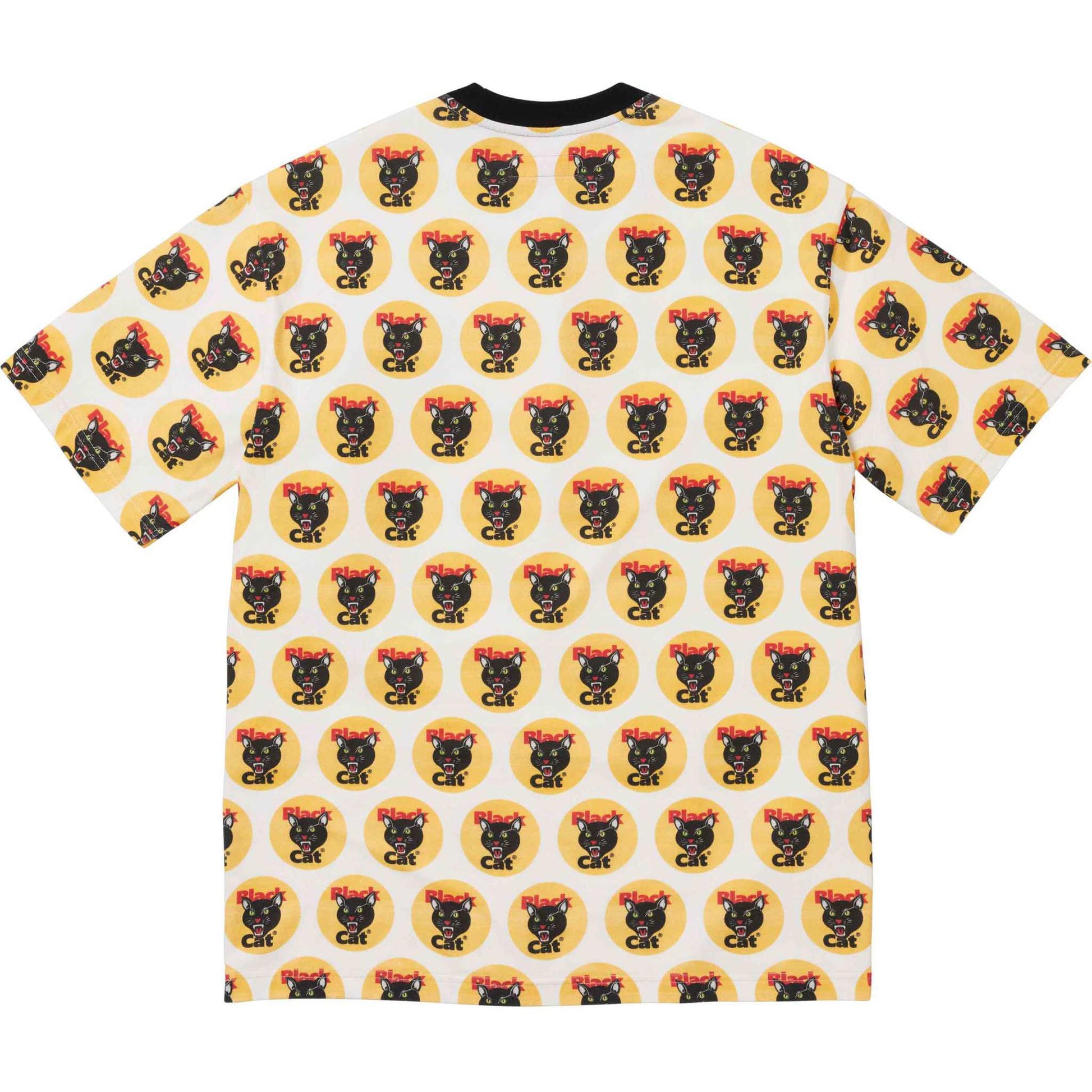 Supreme Black Cat T-Shirt 'Yellow Black' SUP-SS24-282