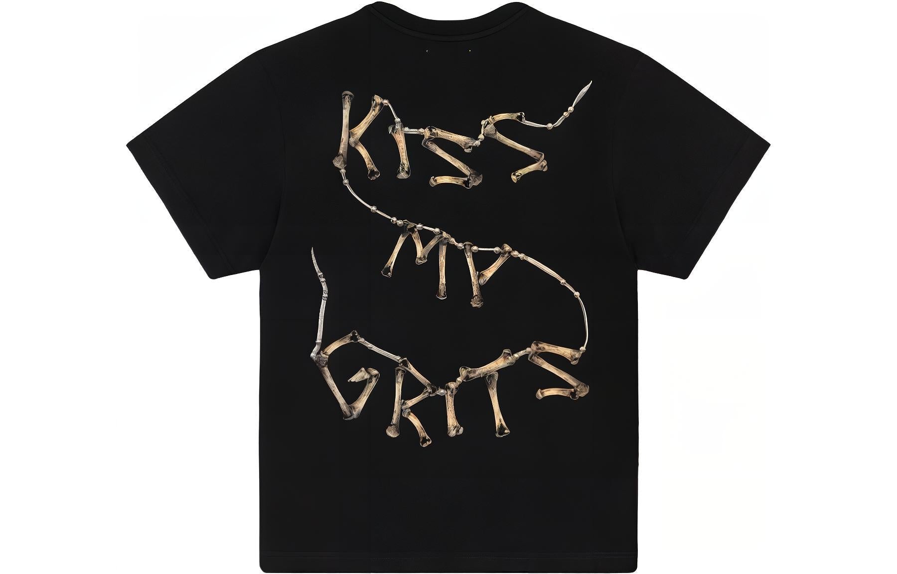 Denim Tears SS24 Kiss My Grits Tee 'Black' 010-006-131