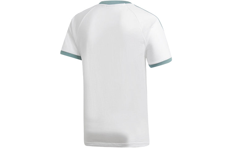 adidas originals Round Neck Pullover Short Sleeve White DY1530