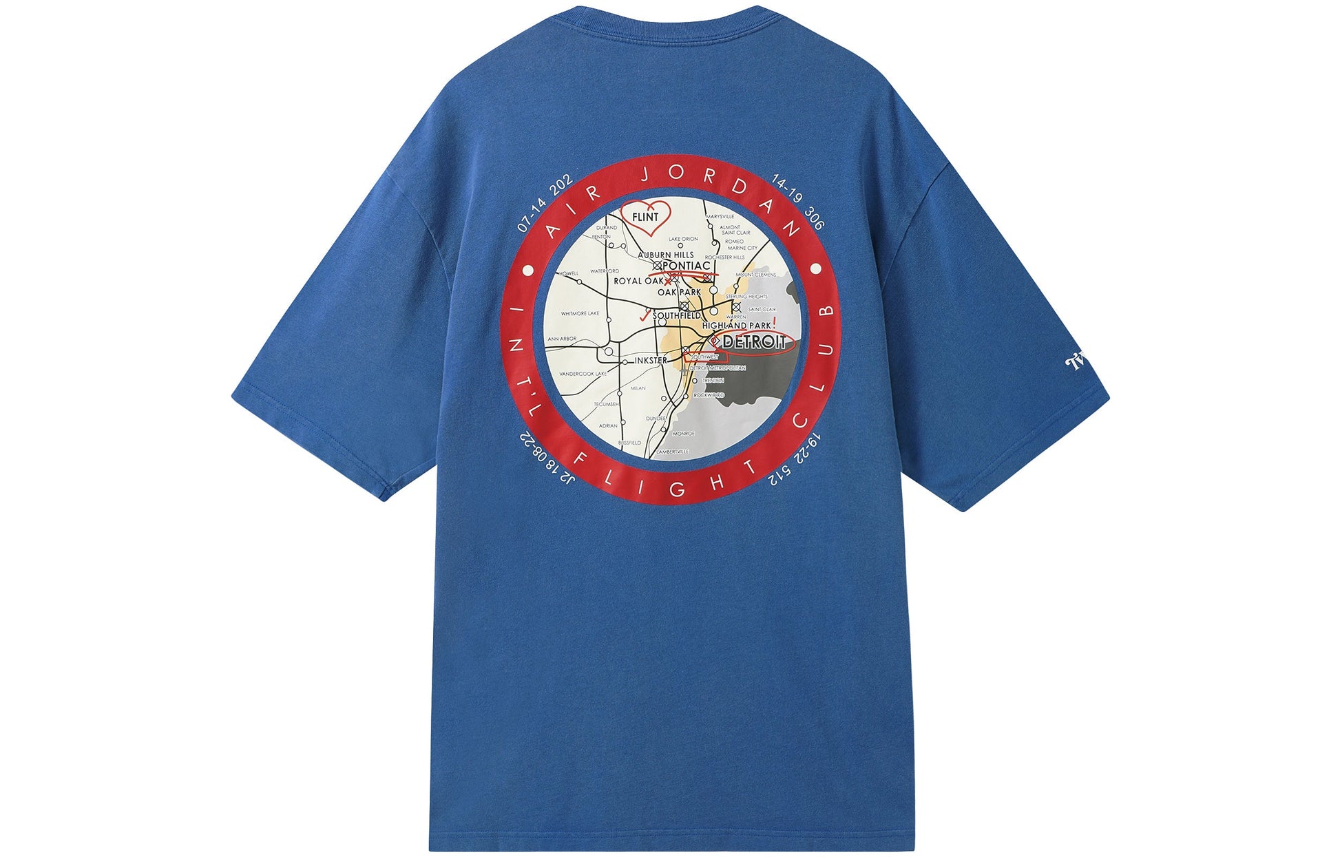 Air Jordan x Two18 Logo Tee 'Blue' DV6963-477