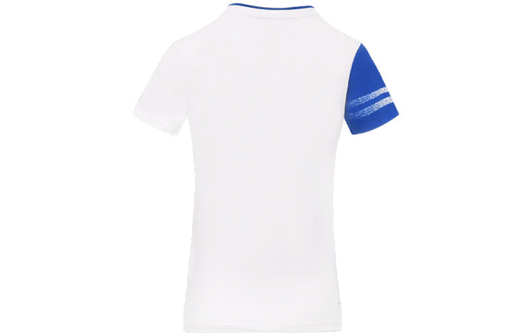 Li-Ning Badminton Series Quick Dry Training tournament Short Sleeve White AAYS072-1