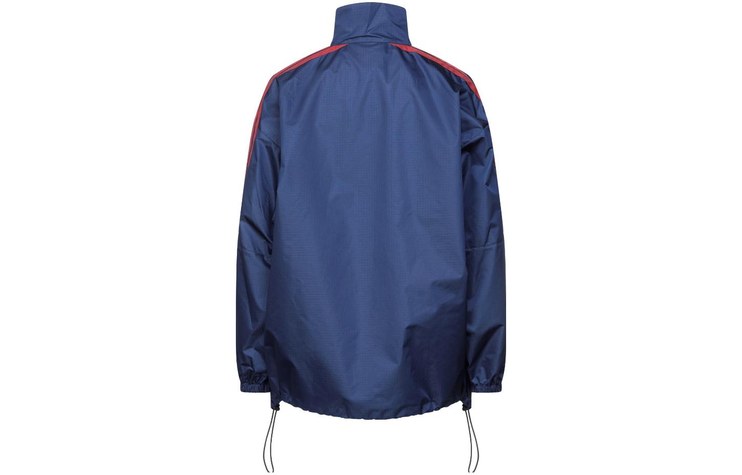 Balenciaga Logo Zip Up Jacket 'Blue Red' 561466TYD338065