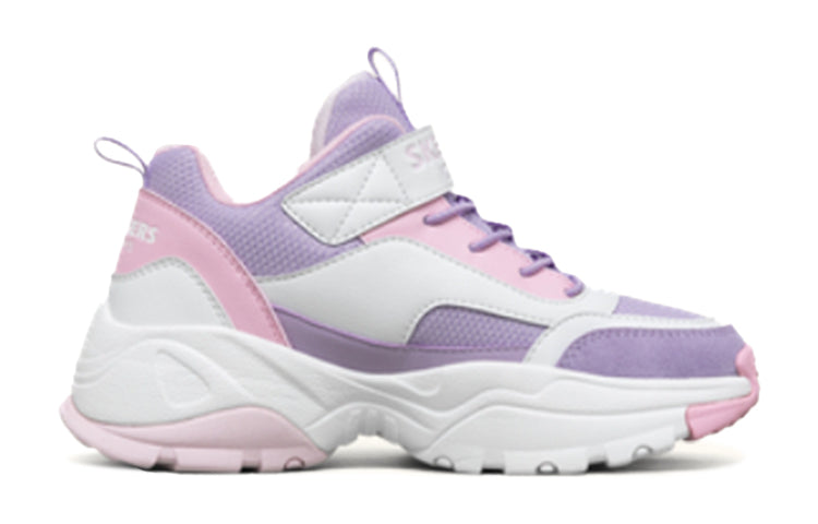 (GS) Skechers Kozmiks 'White Purple Pink' 664191L-WLVP