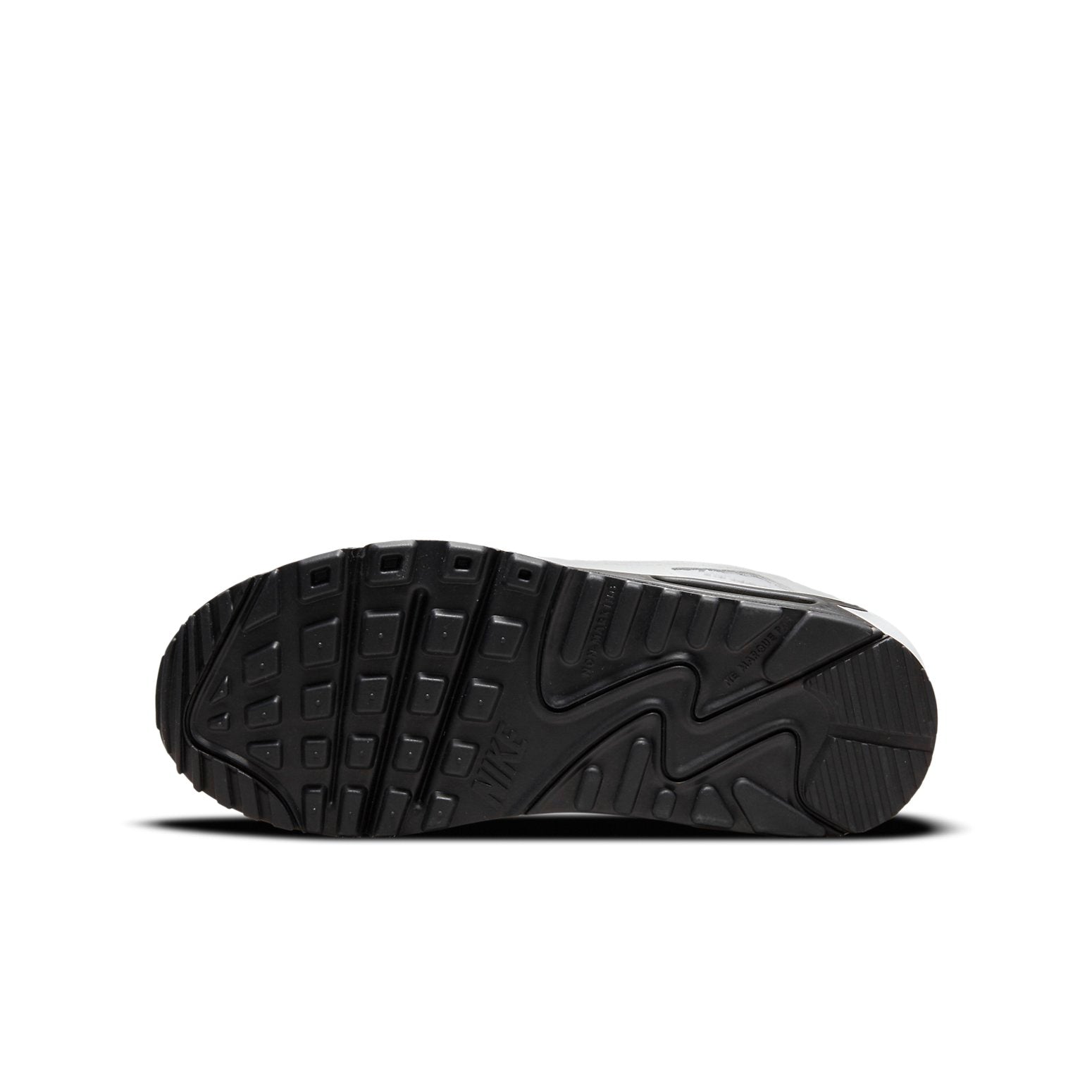 (GS) Nike Air Max 90 Leather 'White Volt' CD6864-112