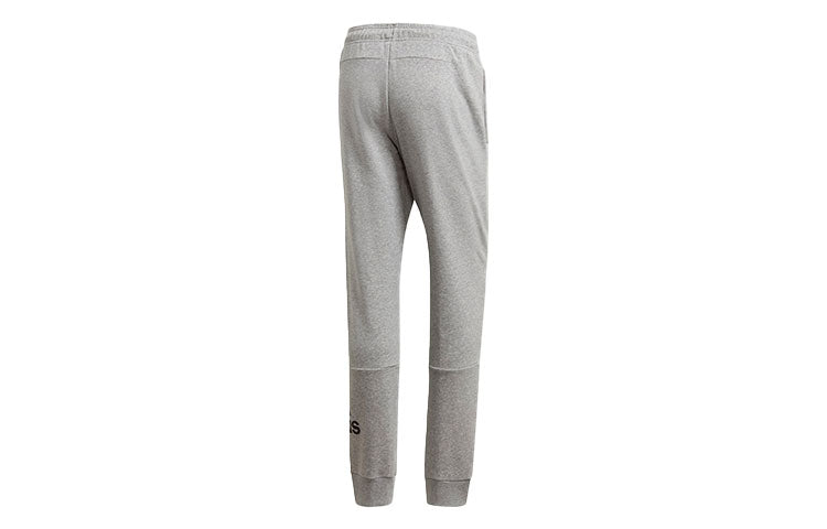 adidas Logo Printing Bundle Feet Sports Pants Version Gray GC7345