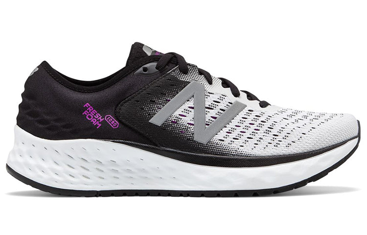 (WMNS) New Balance Fresh Foam 1080v9 Black/White/Purple W1080WB9