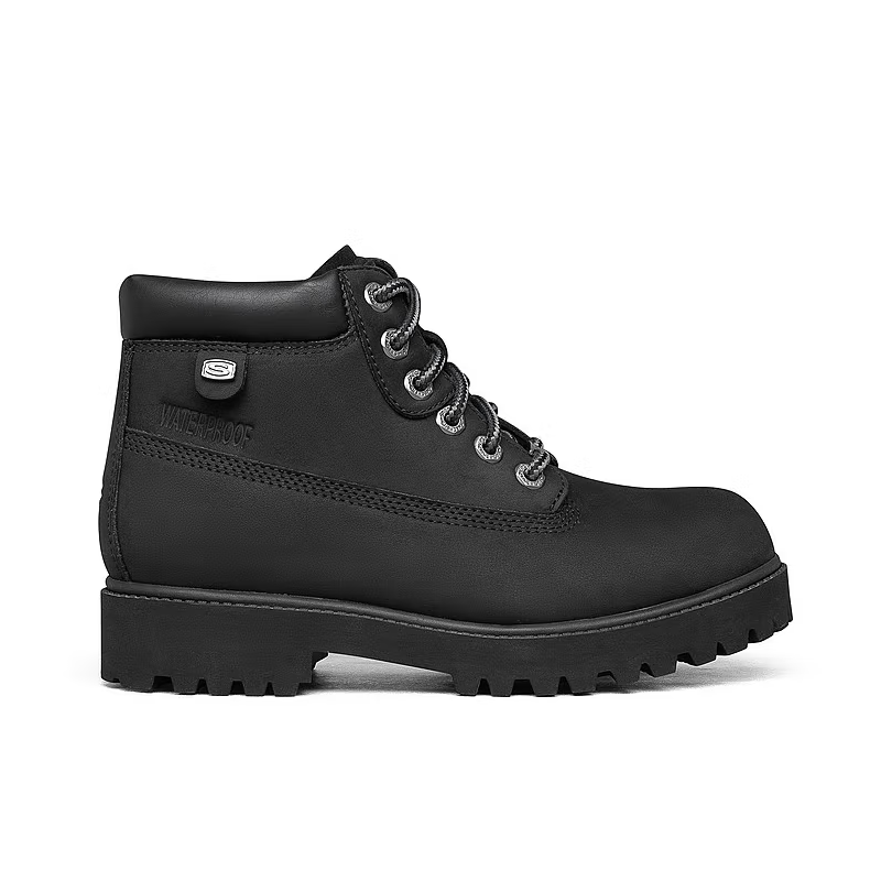 (WMNS) Skechers Sargeants-Verdict Waterproof Boots 'Black' 44369-BOL