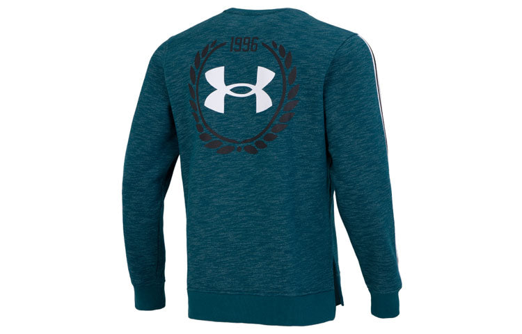 Under Armour Essential Fleece Heritage Crew Sweatshirt 'Teal' 1373814-716