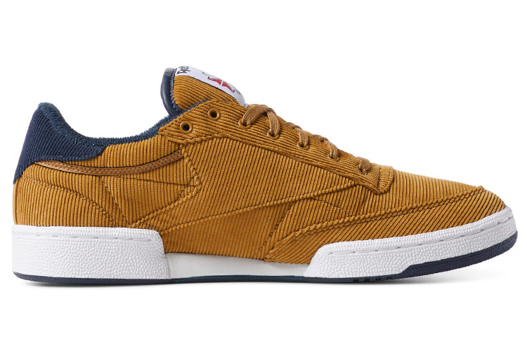 Reebok Unisex Club C 85 Corduroy Sneakers Yellow DV7236