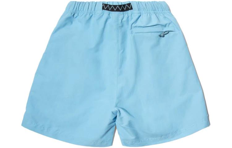 Men's Nike Solid Color Belt Detail Straight Shorts Blue CU8891-450