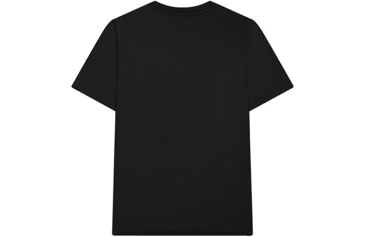 FILA Logo Alphabet Round Neck Short Sleeve Black F11M132101F-BK
