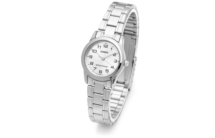CASIO Quartz Waterproof Silver Analog LTP-V001D-7BUDF