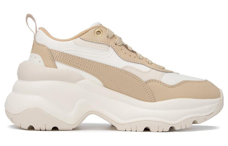 (WMNS) PUMA Cilia Wedge 'Warm White Toasted Almond' 393915-04