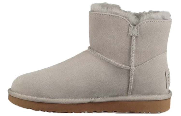 (WMNS) UGG Mini Turnlock Bling Fleece Lined light grey 1098354-SEL
