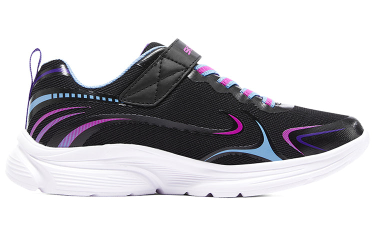 (GS) Skechers Wavy Lites Shoes 'Black Pink Blue' 303520L-BKMT