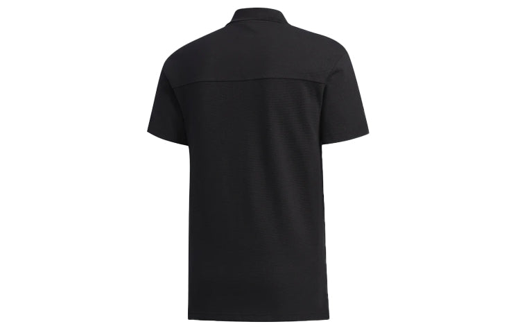 adidas Sports Stylish Short Sleeve Polo Shirt Black FM9352