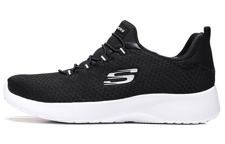 (WMNS) Skechers Dynamight Low-Top Black/White 12119-BKW