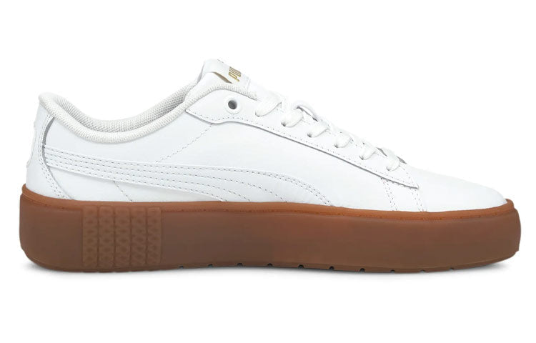 (WMNS) PUMA Smash Platform v2 'White Gum' 373035-08