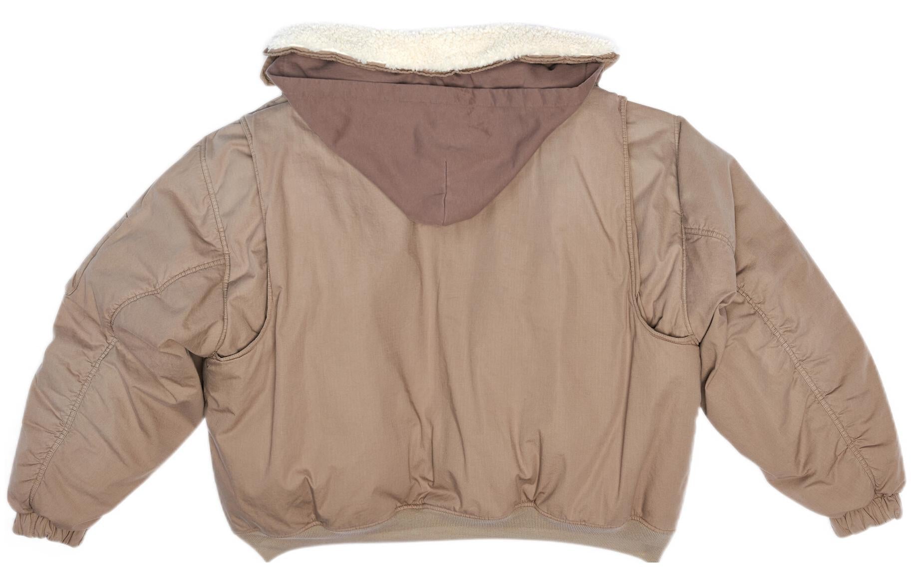 Balenciaga Cotton Ripstop Unity Bomber Jacket 'Beige' 698837TLP039577