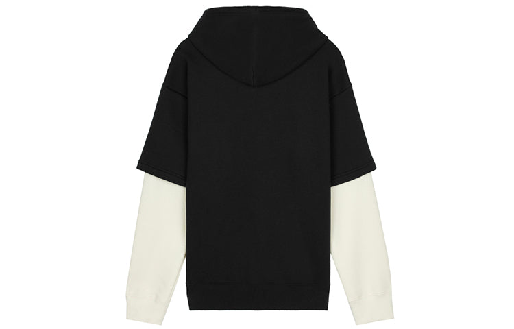 New Balance Colorblock Pullover Couple Style Black NCA3S523-BK