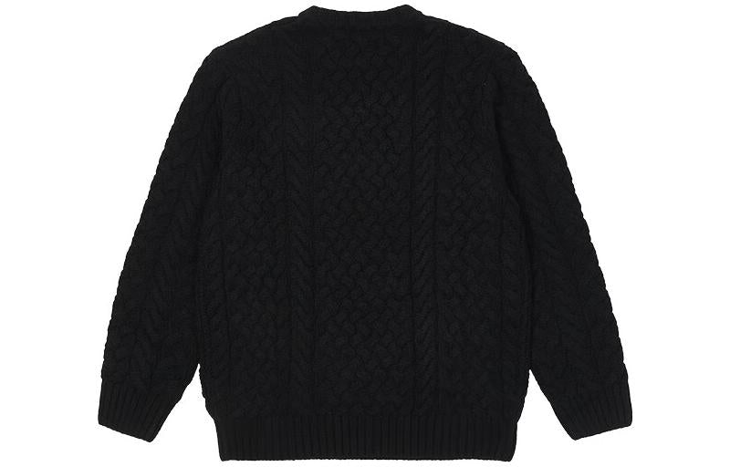 Palace Cable Knit Sweater 'Black' P23KW002