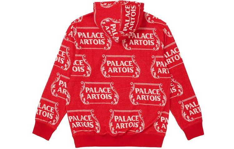PALACE x Stella Artois Crossover Full Print Alphabet Logo Unisex Red PAL-SS21-16