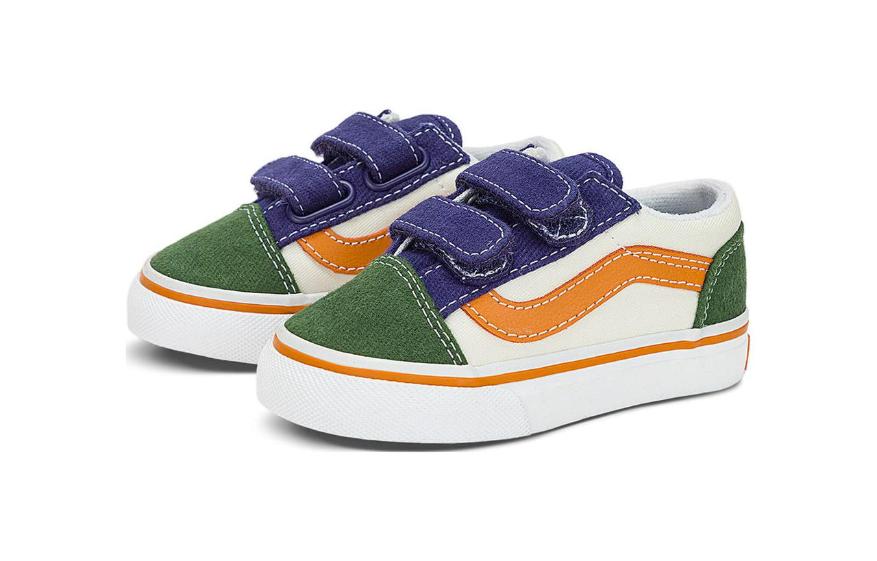 (TD) Vans Old Skool V2 Tone Shoes 'White Multi' VN0A38JN6GL