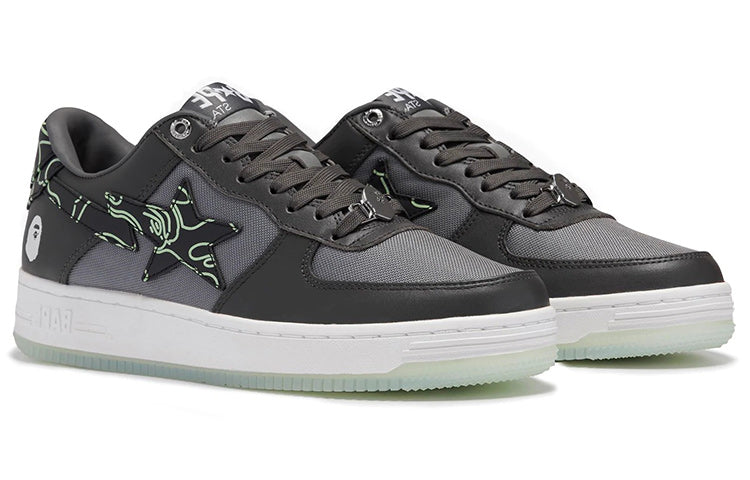 (WMNS) A BATHING APE Bape Sta 'Dark Grey Green' 1I20-291-007-BLACK