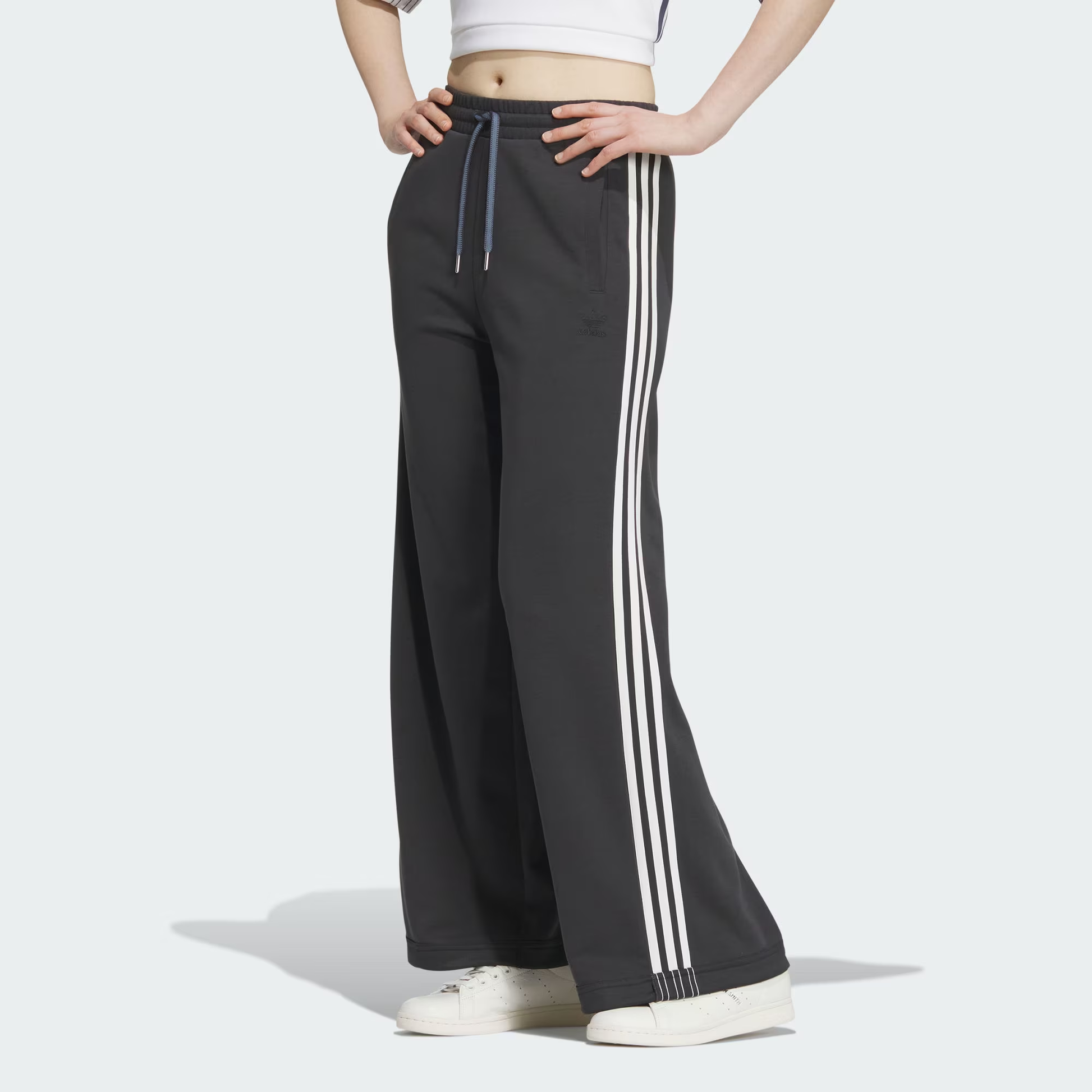 (WMNS) adidas Originals TOC Wide-Leg Pants 'Black' IN1022