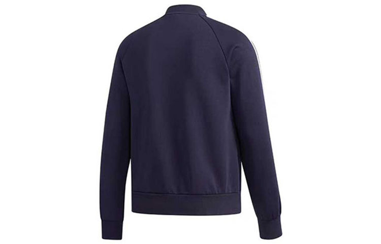adidas Comm Bomb 3s Sports Stylish Knit Jacket Dark Blue DW4673
