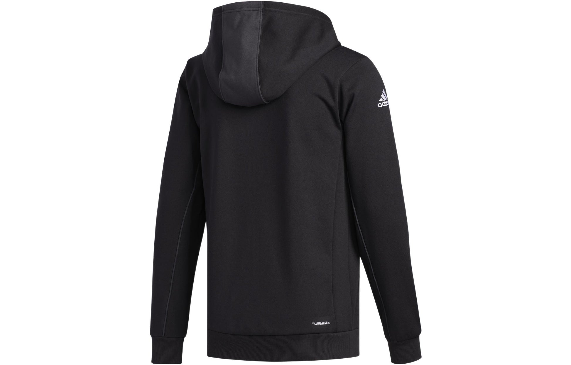 Men's adidas Logo Printing Sports Basketball Hooded Zipper Jacket Black DX6795
